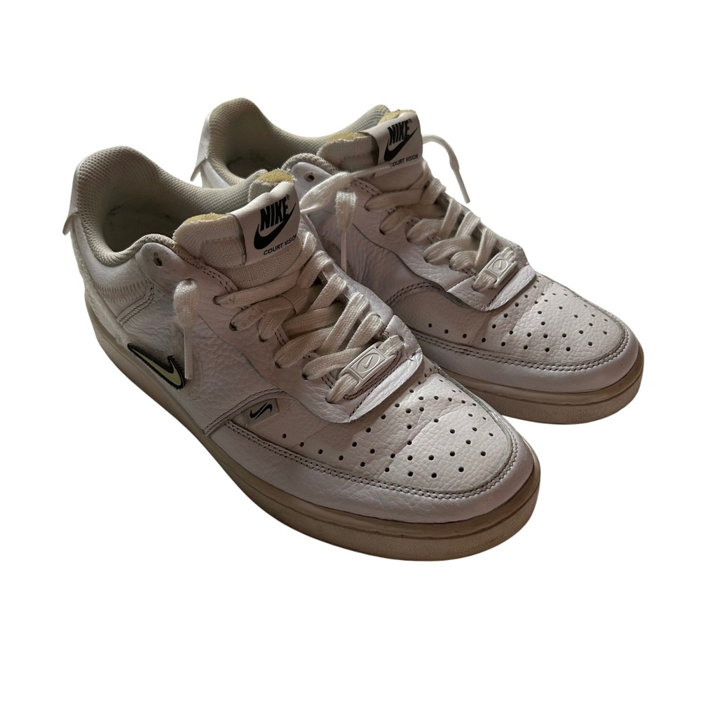 Nike Court Vision Low Sneakers Women's‎ Size 8.5 White Casual Athletic Shoes